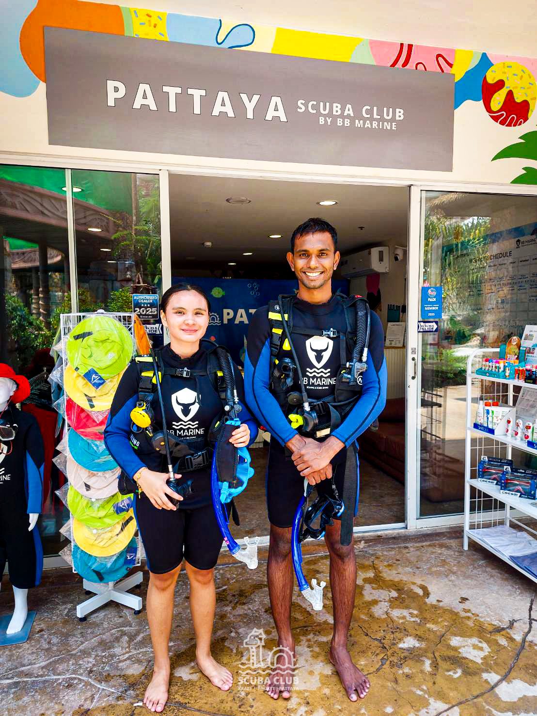 Pattaya Scuba Club shopfront at House Hotel